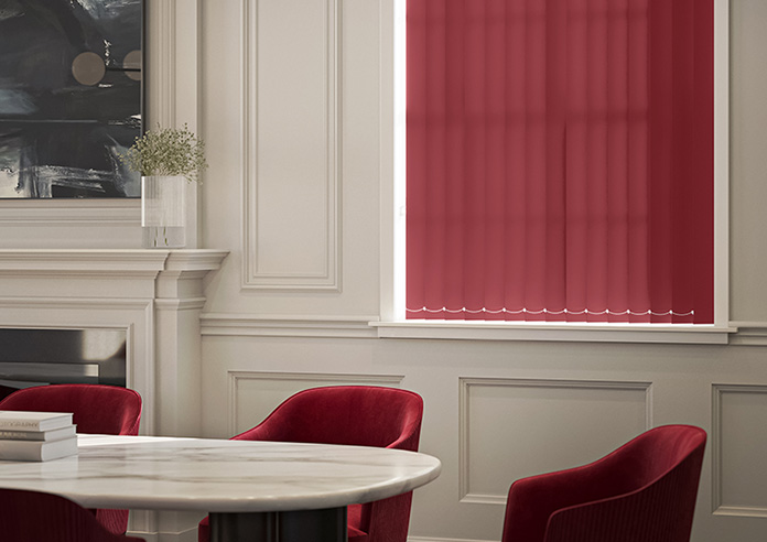 Palermo (Blackout), Crimson - Vertical Blind - Image 5